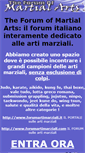 Mobile Screenshot of forumartimarziali.com